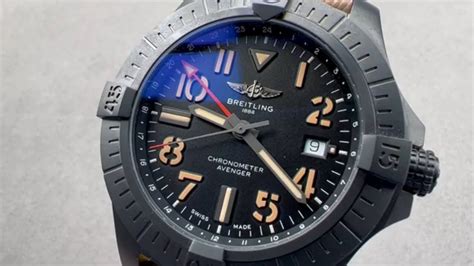 breitling caliber 45 review|Breitling avenger 45 night review.